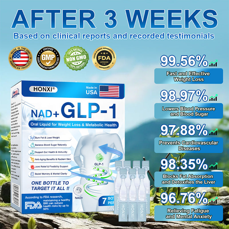 【Final Hours: Exclusive Discount⚡】HONXI® 𝐍𝐀𝐃+ & 𝐆𝐋𝐏-𝟏 𝐎𝐫𝐚𝐥 𝐒𝐨𝐥𝐮𝐭𝐢𝐨𝐧 ✅For Weight, Heart, Blood Sugar, Sleep Apnea, Joint Issues & More🌿