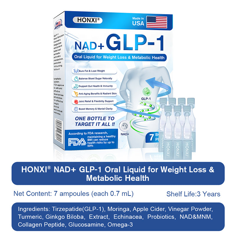 【Final Hours: Exclusive Discount⚡】HONXI® 𝐍𝐀𝐃+ & 𝐆𝐋𝐏-𝟏 𝐎𝐫𝐚𝐥 𝐒𝐨𝐥𝐮𝐭𝐢𝐨𝐧 ✅For Weight, Heart, Blood Sugar, Sleep Apnea, Joint Issues & More🌿
