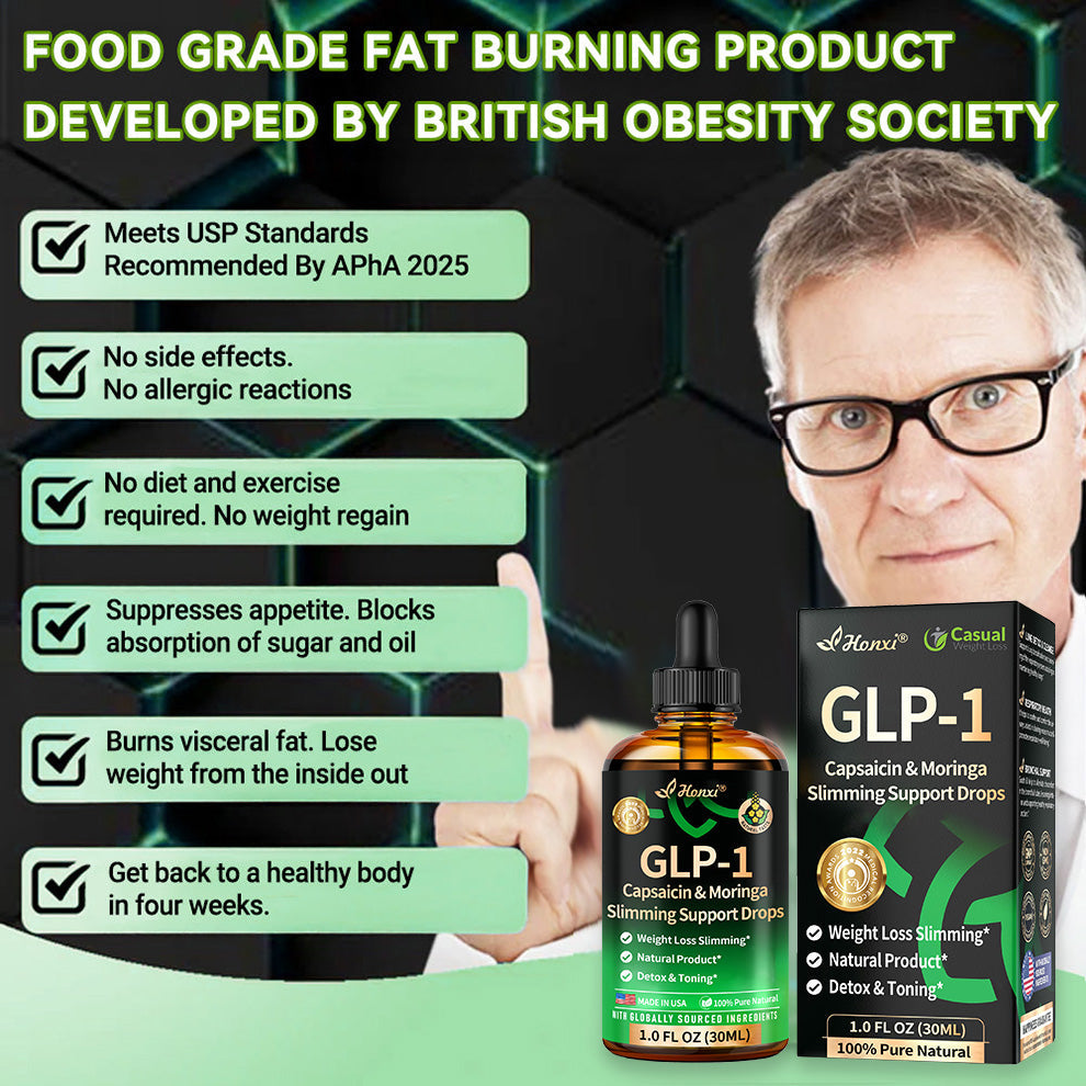 Honxi® 𝐆𝐋𝐏-𝟏 Capsaicin & Moringa Slimming Support Drops ✅𝑂𝑏𝑒𝑠𝑖𝑡𝑦, 𝐶𝑎𝑟𝑑𝑖𝑜𝑣𝑎𝑠𝑐𝑢𝑙𝑎𝑟 𝐷𝑖𝑠𝑒𝑎𝑠, 𝐷𝑖𝑎𝑏𝑒𝑡𝑒𝑠, 𝑆𝑙𝑒𝑒𝑝 𝐴𝑝𝑛𝑒𝑎, 𝐽𝑜𝑖𝑛𝑡 𝑃𝑟𝑜𝑏𝑙𝑒𝑚𝑠 𝑎𝑛𝑑 𝑀𝑜𝑟𝑒