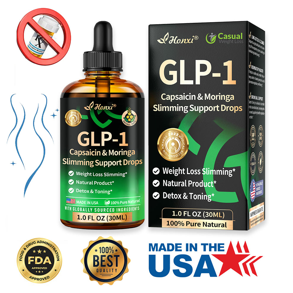Honxi® 𝐆𝐋𝐏-𝟏 Capsaicin & Moringa Slimming Support Drops ✅𝑂𝑏𝑒𝑠𝑖𝑡𝑦, 𝐶𝑎𝑟𝑑𝑖𝑜𝑣𝑎𝑠𝑐𝑢𝑙𝑎𝑟 𝐷𝑖𝑠𝑒𝑎𝑠, 𝐷𝑖𝑎𝑏𝑒𝑡𝑒𝑠, 𝑆𝑙𝑒𝑒𝑝 𝐴𝑝𝑛𝑒𝑎, 𝐽𝑜𝑖𝑛𝑡 𝑃𝑟𝑜𝑏𝑙𝑒𝑚𝑠 𝑎𝑛𝑑 𝑀𝑜𝑟𝑒