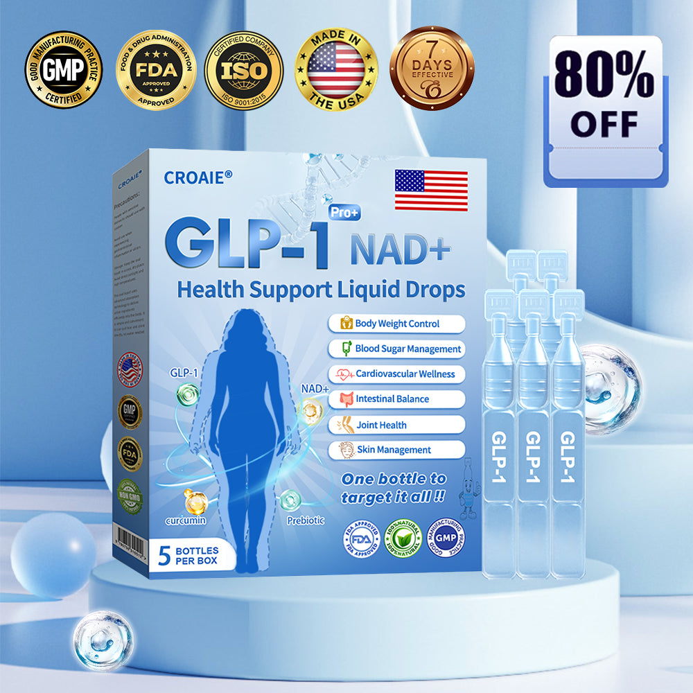 【Last Day Promotion 75% OFF🔥】Croaie® 𝐆𝐋𝐏-𝟏 𝐏𝐑𝐎+ 𝟔-𝐢𝐧-𝟏 𝐇𝐞𝐚𝐥𝐭𝐡 𝐒𝐮𝐩𝐩𝐨𝐫𝐭 𝐋𝐢𝐪𝐮𝐢𝐝 𝐃𝐫𝐨𝐩𝐬 💪Use once every two days | Lose 20 pounds quickly | Reduce sugar by 90%