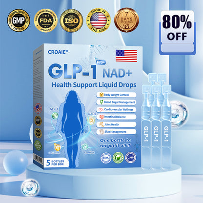 【Last Day Promotion 75% OFF🔥】Croaie® 𝐆𝐋𝐏-𝟏 𝐏𝐑𝐎+ 𝟔-𝐢𝐧-𝟏 𝐇𝐞𝐚𝐥𝐭𝐡 𝐒𝐮𝐩𝐩𝐨𝐫𝐭 𝐋𝐢𝐪𝐮𝐢𝐝 𝐃𝐫𝐨𝐩𝐬 💪Use once every two days | Lose 20 pounds quickly | Reduce sugar by 90%