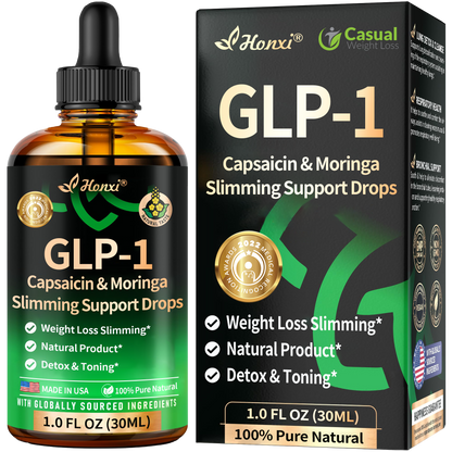 Honxi® 𝐆𝐋𝐏-𝟏 Capsaicin & Moringa Slimming Support Drops ✅𝑂𝑏𝑒𝑠𝑖𝑡𝑦, 𝐶𝑎𝑟𝑑𝑖𝑜𝑣𝑎𝑠𝑐𝑢𝑙𝑎𝑟 𝐷𝑖𝑠𝑒𝑎𝑠, 𝐷𝑖𝑎𝑏𝑒𝑡𝑒𝑠, 𝑆𝑙𝑒𝑒𝑝 𝐴𝑝𝑛𝑒𝑎, 𝐽𝑜𝑖𝑛𝑡 𝑃𝑟𝑜𝑏𝑙𝑒𝑚𝑠 𝑎𝑛𝑑 𝑀𝑜𝑟𝑒