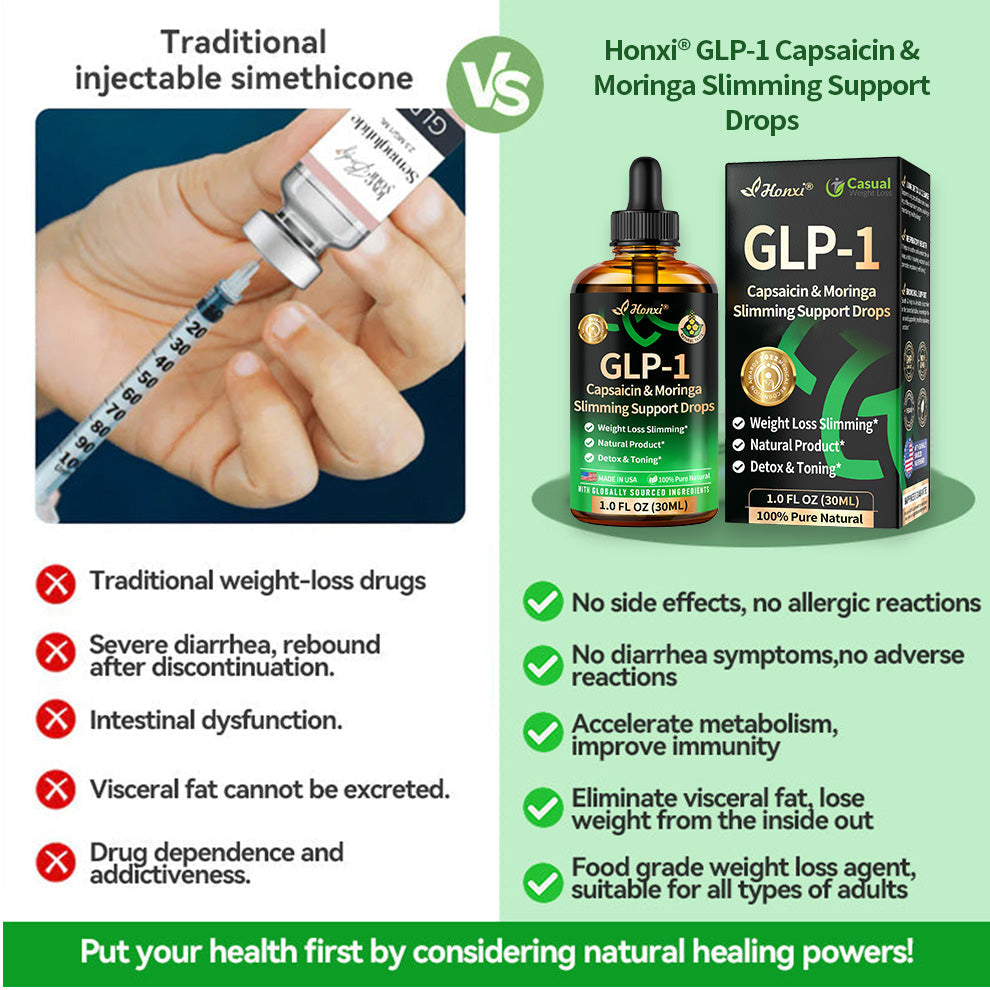 Honxi® 𝐆𝐋𝐏-𝟏 Capsaicin & Moringa Slimming Support Drops ✅𝑂𝑏𝑒𝑠𝑖𝑡𝑦, 𝐶𝑎𝑟𝑑𝑖𝑜𝑣𝑎𝑠𝑐𝑢𝑙𝑎𝑟 𝐷𝑖𝑠𝑒𝑎𝑠, 𝐷𝑖𝑎𝑏𝑒𝑡𝑒𝑠, 𝑆𝑙𝑒𝑒𝑝 𝐴𝑝𝑛𝑒𝑎, 𝐽𝑜𝑖𝑛𝑡 𝑃𝑟𝑜𝑏𝑙𝑒𝑚𝑠 𝑎𝑛𝑑 𝑀𝑜𝑟𝑒