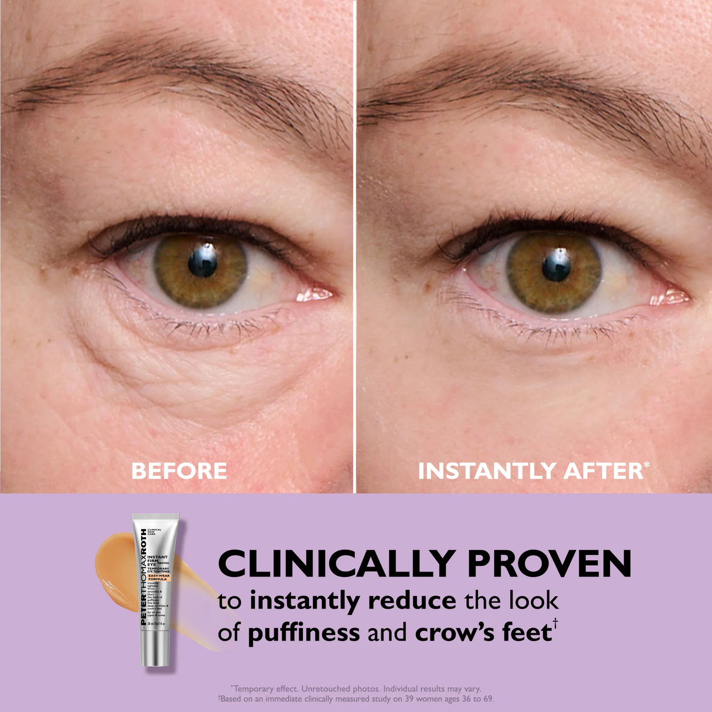Instant FirmXBOTOX Eye Temporary Eye Tightener Easy-Wear Formula ⏰Limited Time 80% Off - Last 30 Minutes ⏰