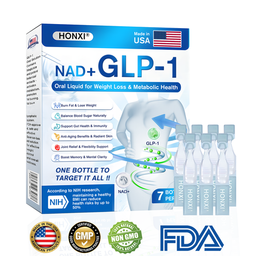 【Final Hours: Exclusive Discount🔥】HONXI® 𝐍𝐀𝐃+ & 𝐆𝐋𝐏-𝟏 𝐎𝐫𝐚𝐥 𝐒𝐨𝐥𝐮𝐭𝐢𝐨𝐧 ✅For Weight, Heart, Blood Sugar, Sleep Apnea, Joint Issues & More🌿